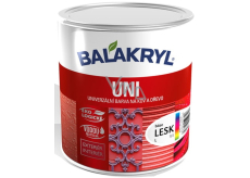 Balakryl Uni Lesk 0101 Pastelově šedý univerzální barva na kov a dřevo 700 g