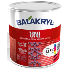 Balakryl Uni Lesk 0101 Pastelově šedý univerzální barva na kov a dřevo 700 g