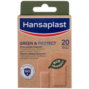 Hansaplast Green & Protect udržitelná textilní náplast 20 kusů