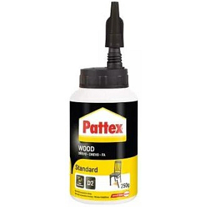 PATTEX Wood Standard, disperzní lepidlo na dřevo, 250 g