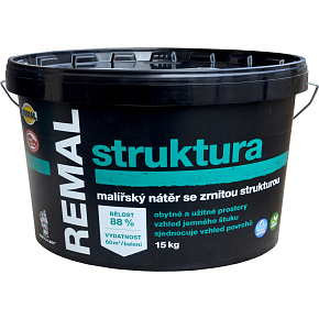 REMAL Struktura malířská barva se zrnitou strukturou, 15 kg