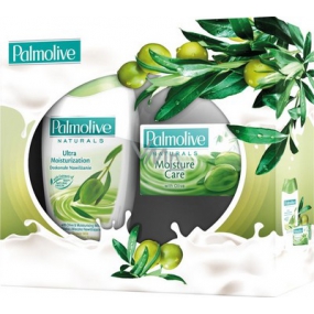 Palmolive Naturals Olive Milk sprchový gel 250 ml + tuhé mýdlo 90 g, Olivový dotek kosmetická sada