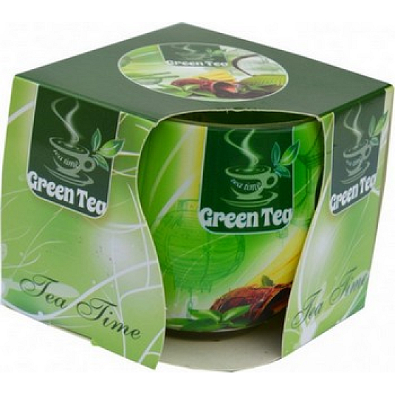 Essences of Life Tea Time Green Tea aromatická svíčka ve skle 100 g