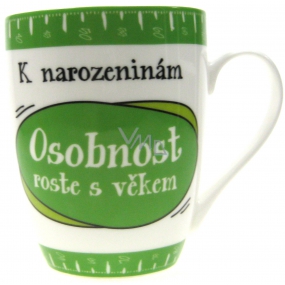 Nekupto Hrnek narozeninový K narozeninám Osobnost roste s věkem 350 ml