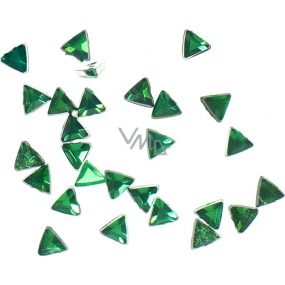 Professional Ozdoby na nehty trojúhelníky zelené 132 1 balení