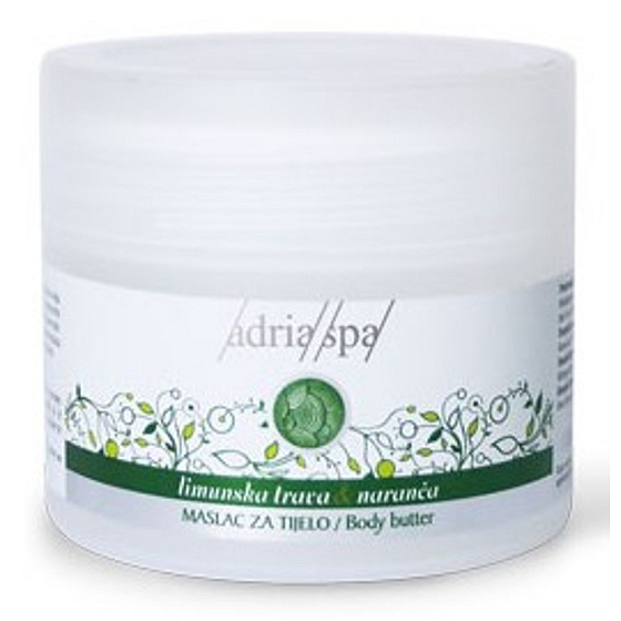 Adria Spa Citronová tráva & Pomeranč intenzivní tělové máslo 150 ml