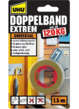 Uhu Doppelband Extrem 120 kg super pevná oboustranná lepicí páska do interiérů i exteriérů 1,5 m