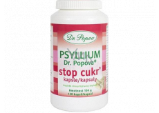 Dr. Popov Psyllium Stop Cukr kapsle 120 kusů 104 g
