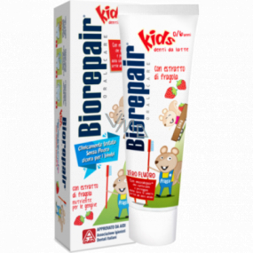 Biorepair Kids Zubní pasta s jahodovou příchutí pro děti 0-6 let 50 ml