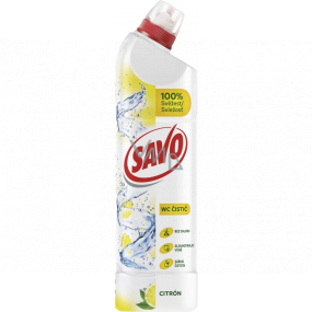 Savo WC čistič Citrón tekutý čisticí a dezinfekční přípravek na toalety 750 ml