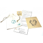 7 čaker FengShui, Meditační amulet, přírodní kámen se střapcem, závěsný léčivý 22 cm + střapec 12 cm