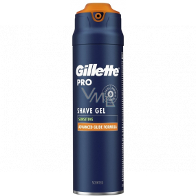 Gillette Pro Sensitive gel na holení pro muže 200 ml