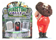 EP Line Deadstone Valley Zombie sběratelská figurka, wrestlingový zápasník Luck McGraw s vlastní rakví a náhrobkem