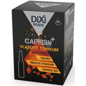 Dixi Caffein+ vlasové tonikum kofeinové pro muže 7 ampulí x 10 ml