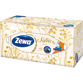 Zewa Softis Style Box 4vrstvé papírové kapesníky, 80 ks Zewa Softis Style Box 4vrstvé papírové kapesníky, 80 ks