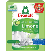 Frosch Eko All-in-1 Citron tablety do myčky, 50 ks
