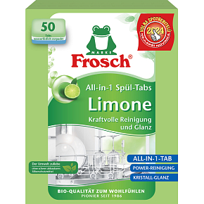 Frosch Eko All-in-1 Citron tablety do myčky, 50 ks