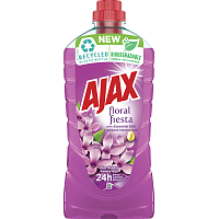 Ajax na podlahy a povrchy Floral Fiesta Lilac Breeze univerzální čistící prostředek, šeřík, 1 l