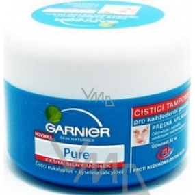 Garnier Skin Naturals Pure čisticí tampony pro každodenní použití 56 ks