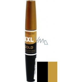 Maybelline XXL Gold řasenka odstín Black Gold 2 x 6 ml