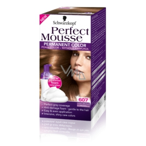 Perfect Mousse Permanent Color barva na vlasy 607 Světle bronzově hnědý