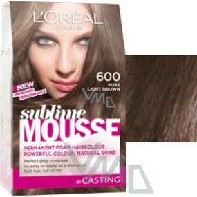 Loreal Paris Sublime Mousse barva na vlasy 600 pravá světlá hnědá