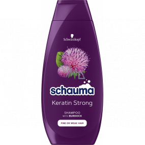 Schauma Keratin Strong posilující šampon pro jemné nebo slabé vlasy 400 ml