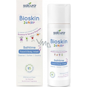 Salcura Bioskin Junior mycí gel na obličej a tělo pro děti od 3 měsíců 200 ml