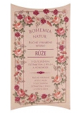Bohemia Gifts Růže s glycerinem a extraktem z bylin ručně vyráběné toaletní mýdlo v papírové krabičce 100 g