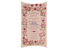 Bohemia Gifts Růže s glycerinem a extraktem z bylin ručně vyráběné toaletní mýdlo v papírové krabičce 100 g