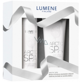 Lumene Artict Aqua pro relaxaci a harmonii sprchový gel 250 ml + tělové mléko 200 ml, kosmetická sada