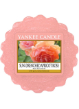 Yankee Candle Sun Drenched Apricot Rose - Vyšisovaná meruňková růže vonný vosk do aromalampy 22 g