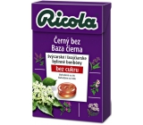 Ricola Černý bez švýcarské bylinné bonbóny bez cukru s vitamínem C z 13 bylin 40 g