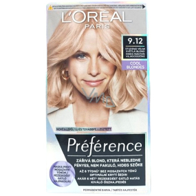 Loreal Paris Préférence barva na vlasy 9.12 Siberia Studená velmi světlá blond