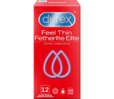 Durex Feel Thin Fetherlite Elite Extra Lubricated kondom, nominální šířka 56 mm 12 kusů