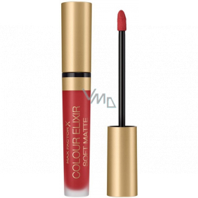 Max Factor Colour Elixir Soft Matte dlouhotrvající matná tekutá rtěnka 030 Crushed Ruby 4 ml