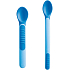 Mam Feeding Spoons & Cover 2 fázová krmící lžička s ochranným krytem 6+ měsíců Modrá 1 sada