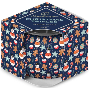 Emocio Dekor Christmas Trifles - Forest Breeze vonná svíčka sklo 70 x 62 mm 85 g