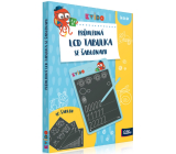 Albi Kvído Průhledná LCD tabulka se šablonami, věk 5+