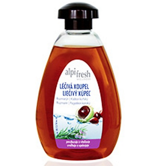 Alpifresh Rozmarýn + Kaštan koňský bylinková léčebná koupel 500 ml