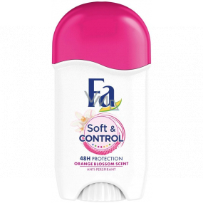 Fa Soft & Control Orange Blossom Scent 48h antiperspirant deodorant stick pro ženy 50 ml