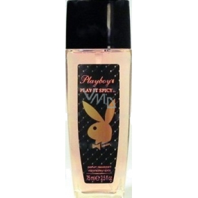 Playboy Play It Spicy parfémovaný deodorant sklo pro ženy 75 ml