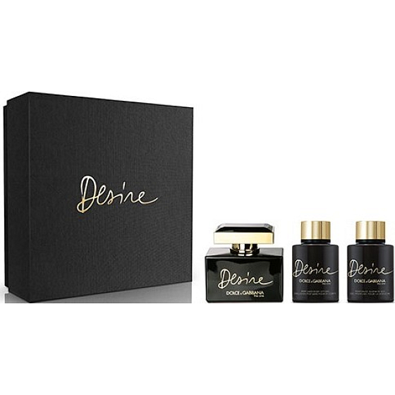 Dolce & Gabbana The One Desire parfémovaná voda 75 ml + tělové mléko 100 ml + sprchový gel 100 ml, dárková sada