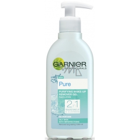 Garnier Skin Naturals Pure 2v1 odličovací čisticí gel 200 ml