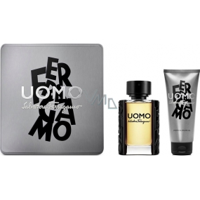 Salvatore Ferragamo Uomo toaletní voda pro muže 50 ml + 2v1 sprchový gel a šampon 100 ml, dárková sada