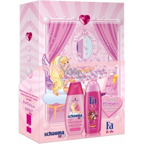 Fa Kids Mořská panna sprchový gel po děti 250 ml + Schauma Kids Girl šampon 250 ml, kosmetická sada