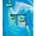 Radox Feel Active sprchový gel 250 ml + Stress Relief pěna do koupele 500 ml, kosmetická sada