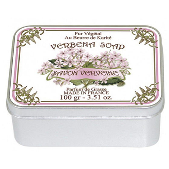 Le Blanc Verveine - Verbena přírodní mýdlo tuhé v krabičce 100 g