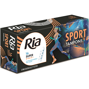 Ria Sport Super dámské tampony 16 kusů