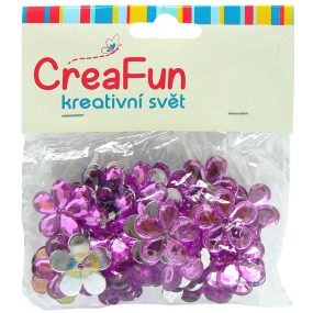 CreaFun Květina diamant 22 mm 40 kusů